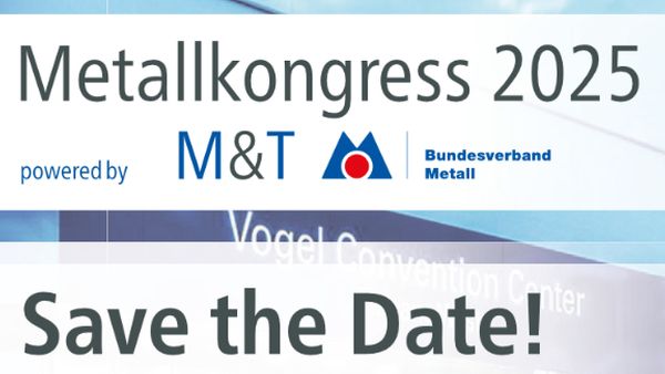 Einladung zum Metallkongress 2025 im Vogel Convention Center in Würzburg mit Teilnehmern und Veranstaltungsdetails.