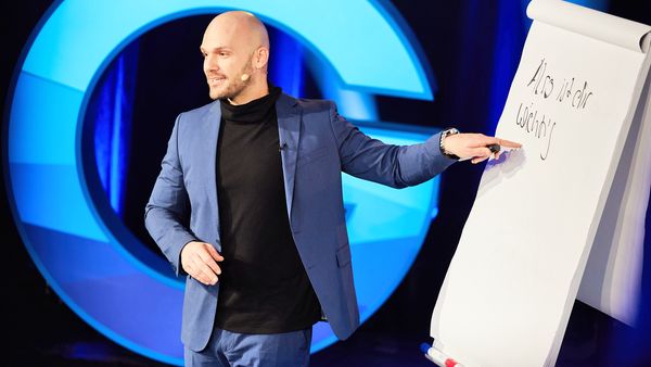Mitch Rau beim Vortrag