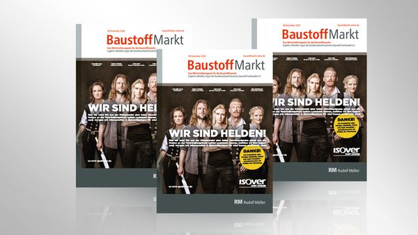 Die Dezember Ausgabe von BaustoffMarkt.