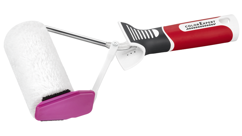 Mit dem Farbtrennroller Linomat gelingt es, verschiedenfarbige Farbflächen haarscharf voneinander zu trennen. 