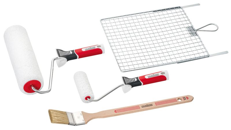 Walze oder Pinsel – finden Sie das passende Werkzeug.