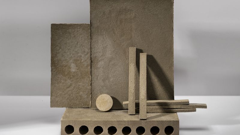 Eine Sammlung von unterschiedlich geformten Morphit-Materialien.