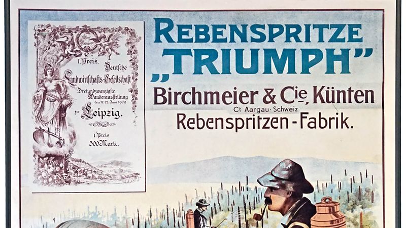 Historisches Plakat der Birchmeier Sprühtechnik AG