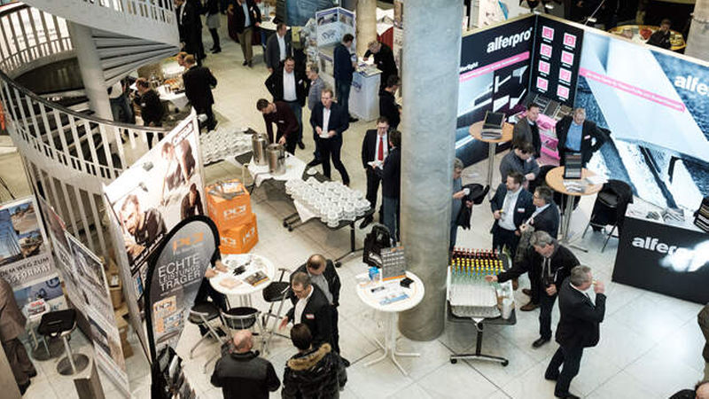 An den zwei Tagen war in der Fachausstellung immer Betrieb.