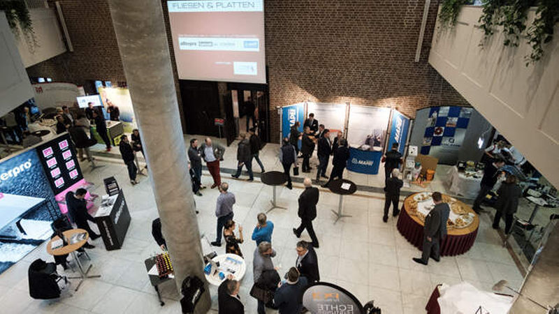 Das Foyer aus der Vogelperspektive