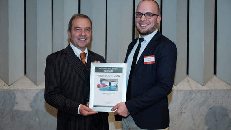 Die Visoft-Geschäftsführer Rainer (links) und Michael Nissler räumten in der Kategorie mit dem „ViSoft Premium Update 2018“ Platz eins ab.