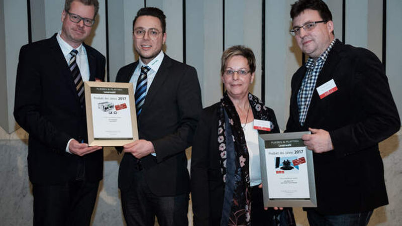 Die Sieger und Drittplatzierten der Kategorie Zubehör