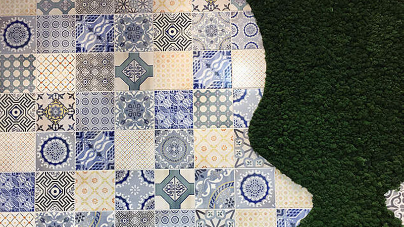 „Salina“ heißt die neue Variante von „Jasba-Pattern“: 22 verschiedene Motive auf dem Format 20 x 20 Zentimeter. (Foto: sg)