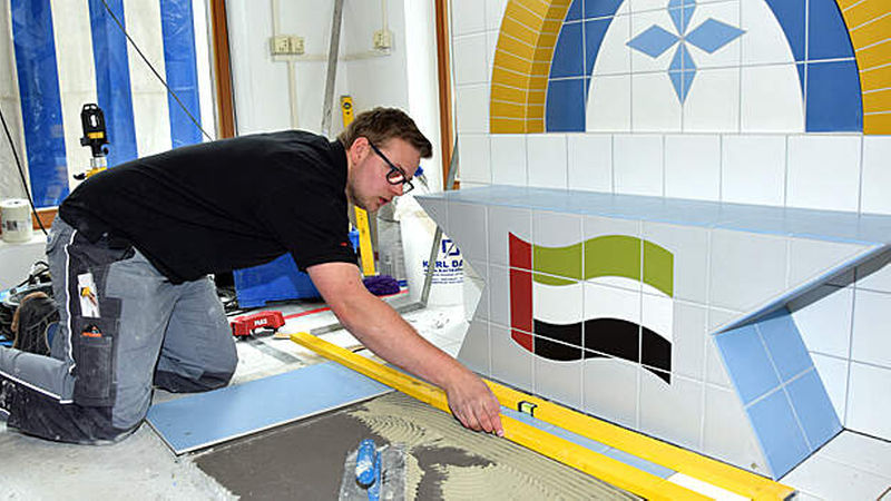 Hochkonzentriert bei der Arbeit: Raphael Rossol