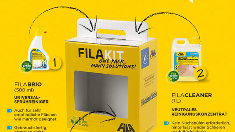 Kategorie „Zubehör“<br>                                    Platz 3: Fila Industria Chimica mit „FILAKIT“