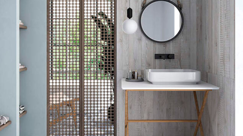 Für Soft Heritage stehen diese Beispiele: die Wandfliesen „Belsize almond“ von Gayafores ... (Foto: Tile of Spain/Gayafores)