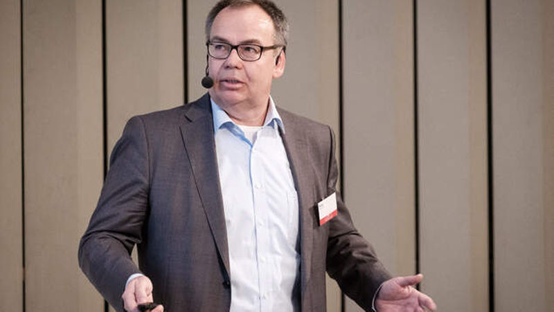 Peter W. Blanke, geschäftsführender Gesellschafter Blanke GmbH &amp; Co. KG, stellte das Projekt „König der Baustelle“ vor.
