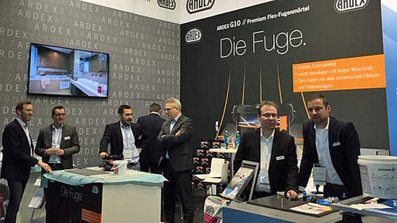 ... oder Infos rund um die Fuge bei Ardex – die Produktpalette deckt alle Branchenbereiche ab. 