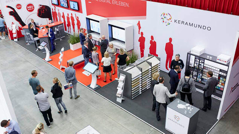 Der Keramundo-Stand macht deutlich: Die Digitalisierung steht weiterhin im Fokus.