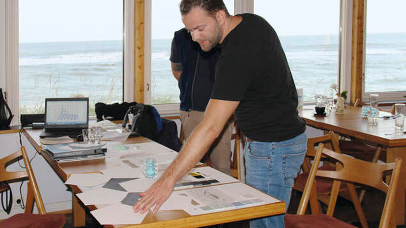 Andreas Crynen beim Workshop auf Island