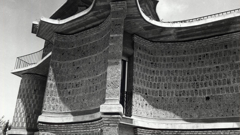 „Casa Baldi“ hat eine eigenwillige, geschwungene Formensprache. (Foto: Paolo Portoghesi)