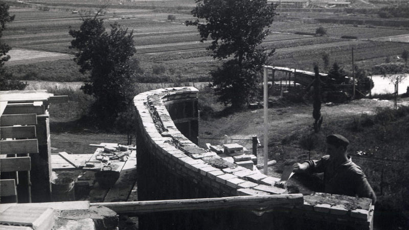 Portoghesi verfolgte vor fast 60 Jahren selbst die Arbeiten an der Baustelle und lernte dabei nach eigener Aussage sehr viel. (Foto: Paolo Portoghesi) 