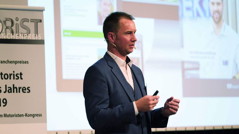 Martin Brandt, Senior Programm Manager Motorist, gibt einen Überblick über die Themen des diesjährigen Kongress.