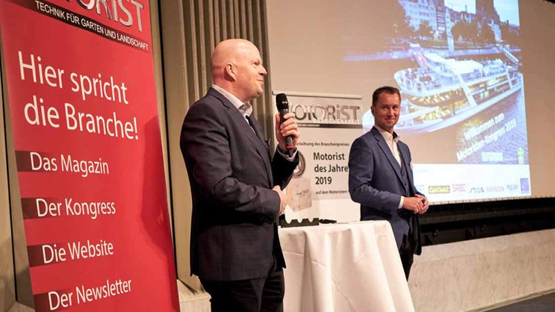 Begrüßung Christoph Büscher und Martin Brandt