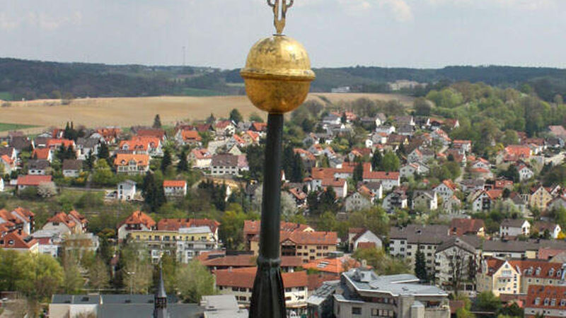 Kirchturm in Pfaffenhofen, Holzschäden