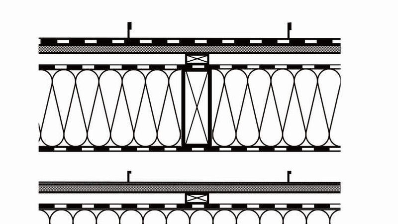 Nicht belüftete Unterkonstruktionen mit nicht belüfteter Deckung