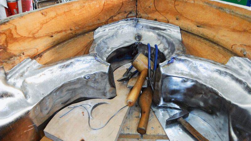 Denkmalschutz: Walzblei , Bleibearbeitung