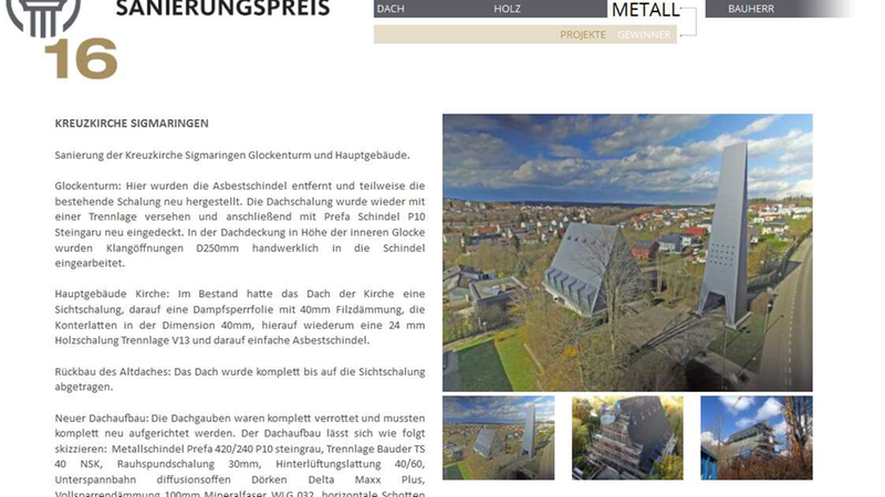 Kreuzkirche Sanierungspreis