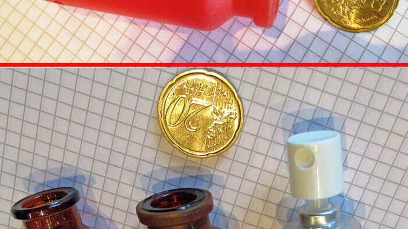 Umspritzen von Glasampullen