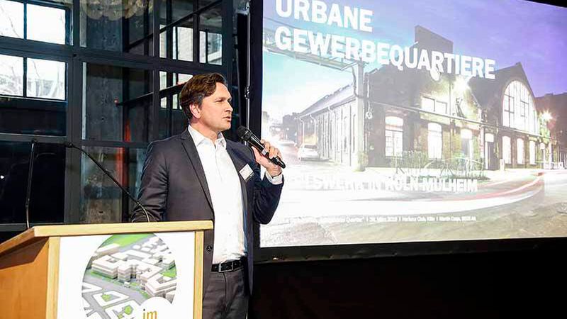 Martin Czaja, Beos, bei seinem Impulsvortrag (Foto: Detlef Szillat/immobilienmanager)