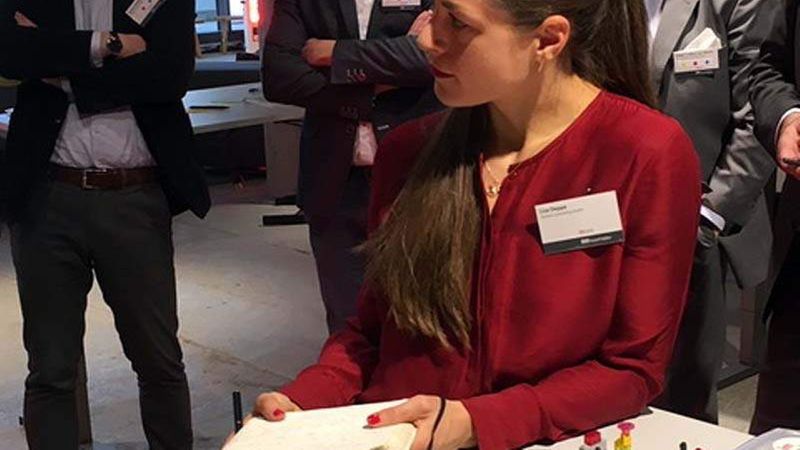 Lisa Deppe, Numeris Consulting, diskutierte mit den Teilnehmern des Workshops zum Thema Human Resources in der Immobilienwirtschaft