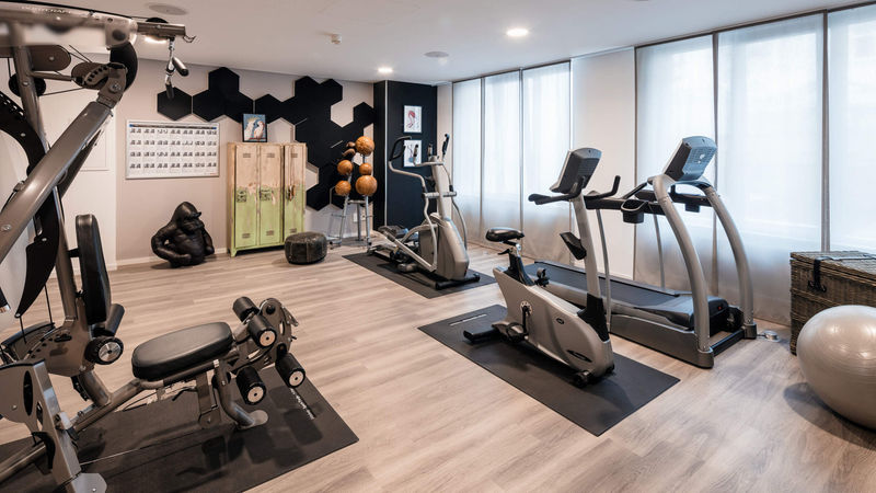 Fitness Room im Urbanum – Uninest Student Residence in Frankfurt-City
