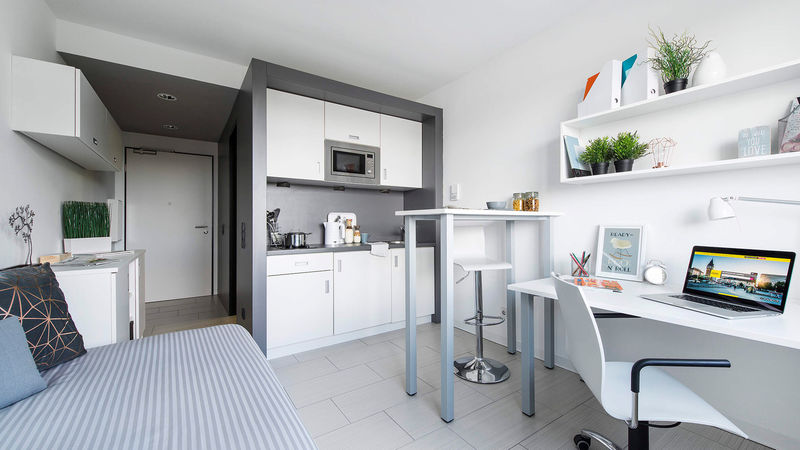 Studio im Alvarium – Uninest Student Residence in Frankfurt-Bockenheim