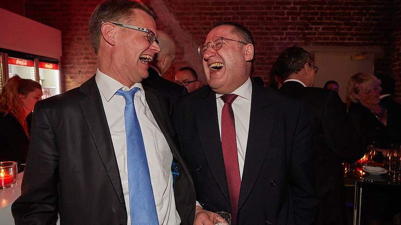 Beste Stimmung auf der Aftershow-Party des immobilienmanager Award 2018 (Foto: Axel Schulten/immobilienmanager.de)