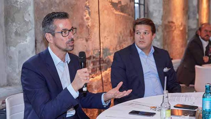 Gipfeltreffen imFOKUS Baukultur 2017: Frank Bögel, Aconex und Dr. Markus Wiedenmann, Art-Invest