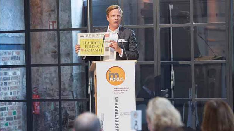 Gipfeltreffen imFOKUS Baukultur 2017: Alexander Knälmann, APOprojekt