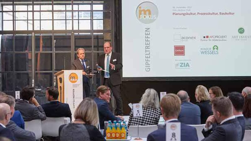 Gipfeltreffen imFOKUS Baukultur 2017: Christof Hardebusch und Steffen Uttich