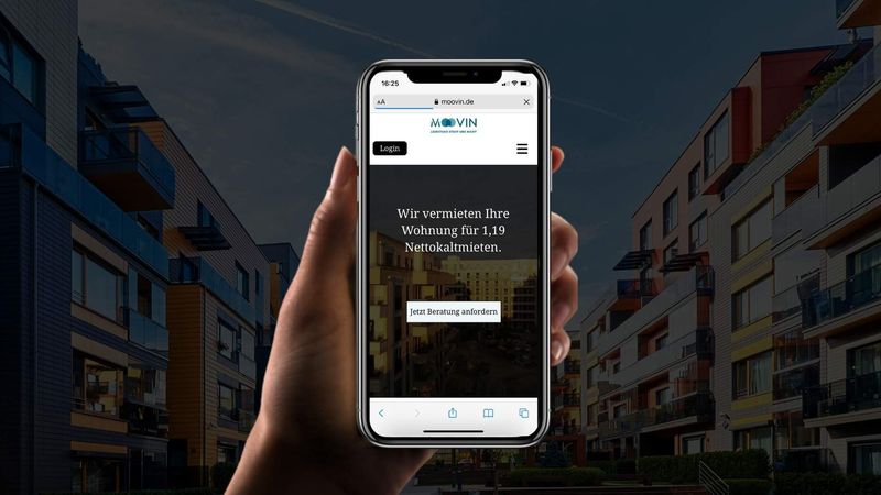 Dank automatisierter Prozesse und einem bundesweiten Netzwerk von Wohnungsberatern vermietet moovin für 1NKM