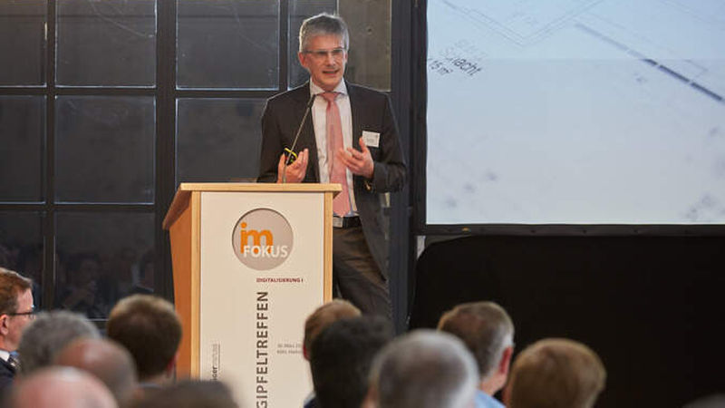 Hans-Jörg Frieauff (Goldbeck) über den Nutzen von BIM (Foto: Axel Schulten)