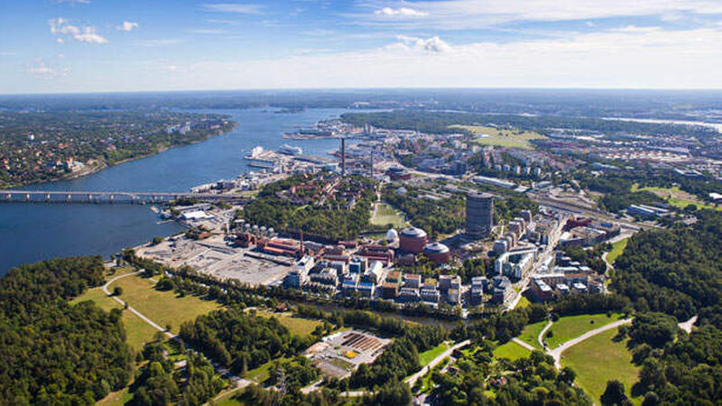 …und in Wirklichkeit – der Stockholmer Stadtteil Royal Seaport (Foto: Paradox Interactive/Lennart Johansson/City of Stockholm)