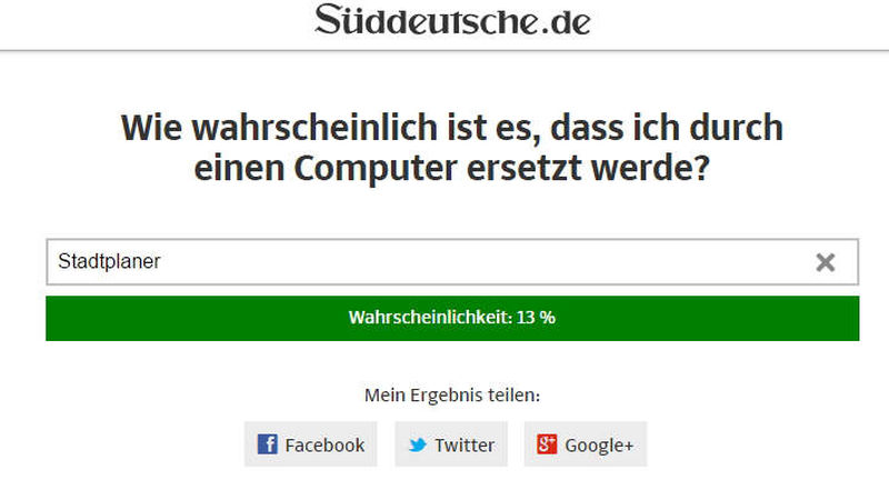 Stadtplaner müssen komplexe Zusammenhänge berücksichtigen und haben daher auch in Zukunft ihre Daseinsberechtigung (Foto: immobilienmanager/sueddeutsche.de)