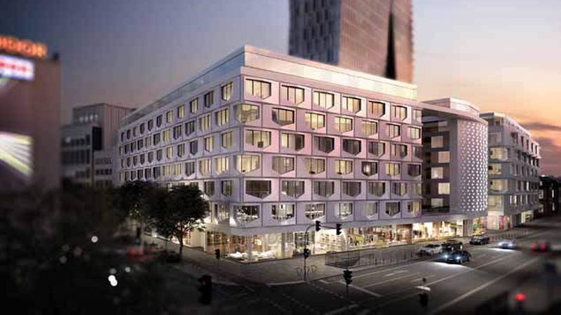 Das Flare of Frankfurt hat Hadi Teherani entworfen. Der Architekt gilt als Meister des Balance-Aktes zwischen mutiger Formensprache und gefälligem Äußeren (Foto: Strabag Real Estate)