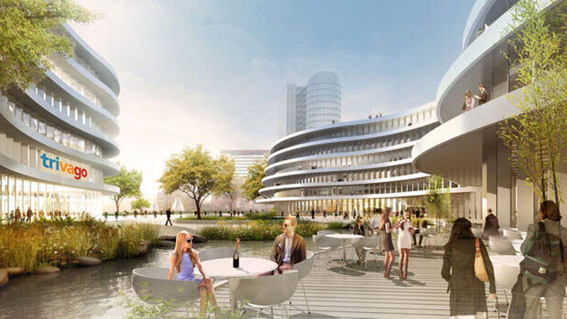 Der neue Trivago-Campus als Visualisierung (Foto: Immofinanz)