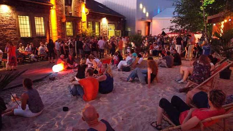 Urbanes Leben im Alten Schlachthof in Karlsruhe (Bild Bastian)