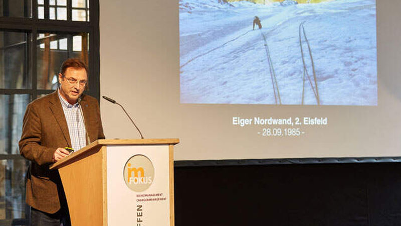 Bernhard Sauer (Alpha Advisory) über seine riskante Leidenschaft als Extremsportler (Foto: Axel Schulten)