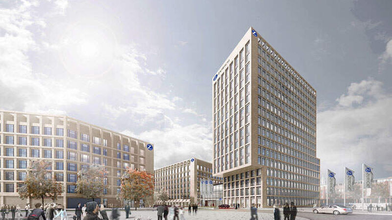 Die Zurich Versicherung wird Ankermieter der Messecity Köln (Bild: Strabag Real Estate/ECE)