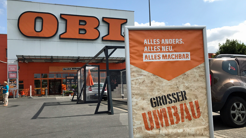 Obi: Innovatives Konzept auf der Fläche