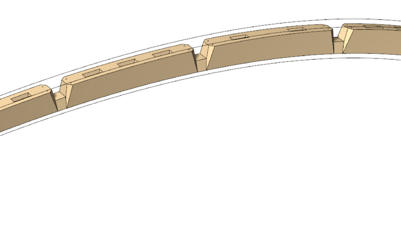 S1 Brettschichtholzträger 178. Foto: Blumer Lehmann
