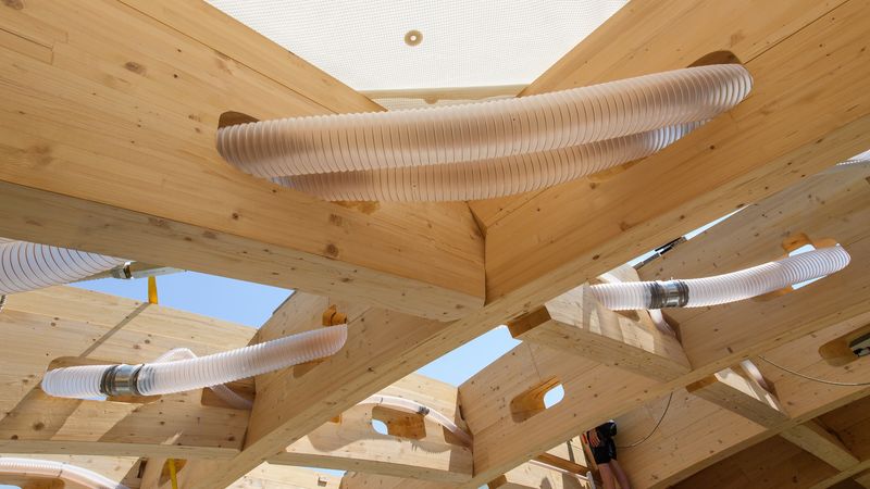 Baustelle Mai 2017. Foto: Blumer Lehmann AG