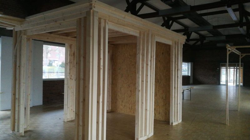 Pirmin Jung Güterbahnhof Remage Boxenmontage. Foto: Pirmin Jung