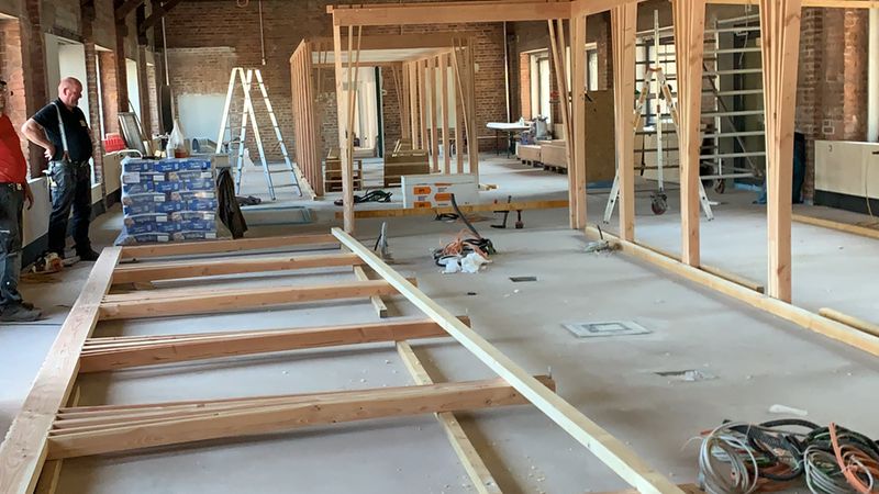 Pirmin Jung Güterbahnhof Remage Boxenmontage. Foto: Pirmin Jung